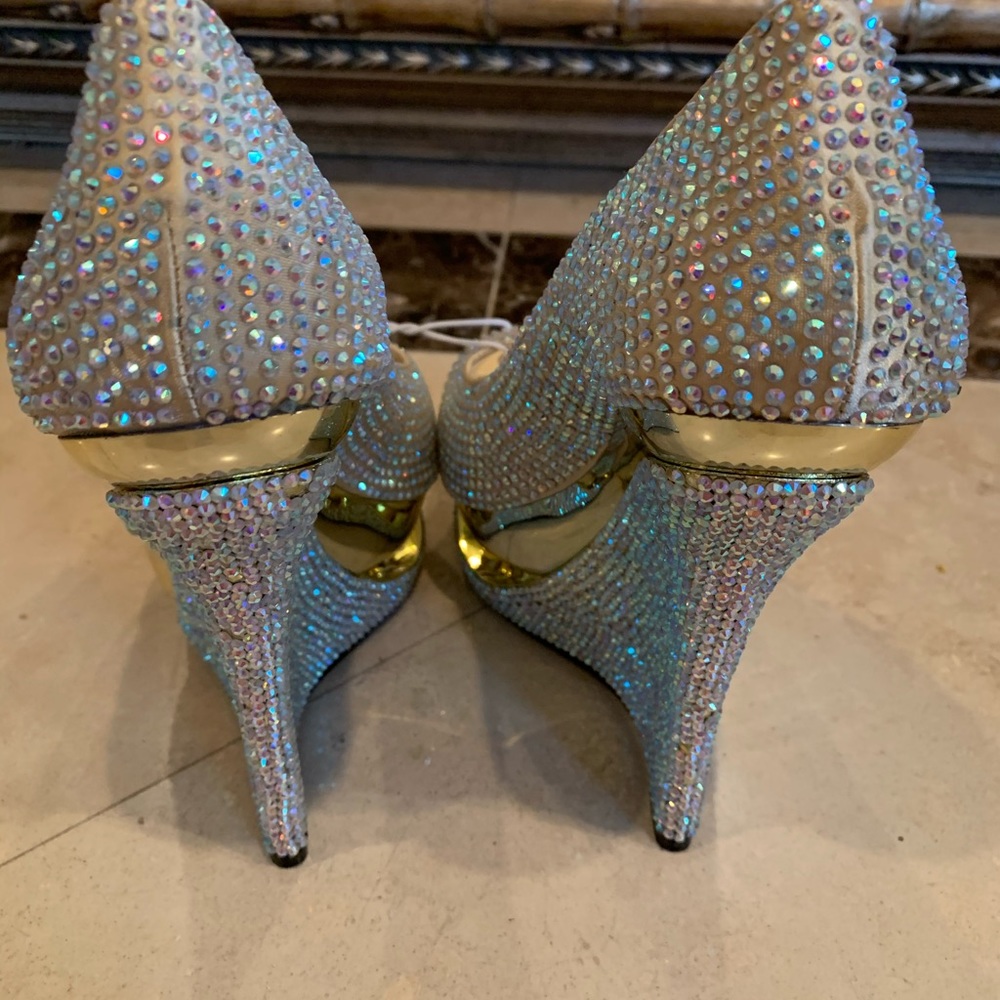New Pleaser Rhinestone Heels Size 7... - Picture 4 of 7